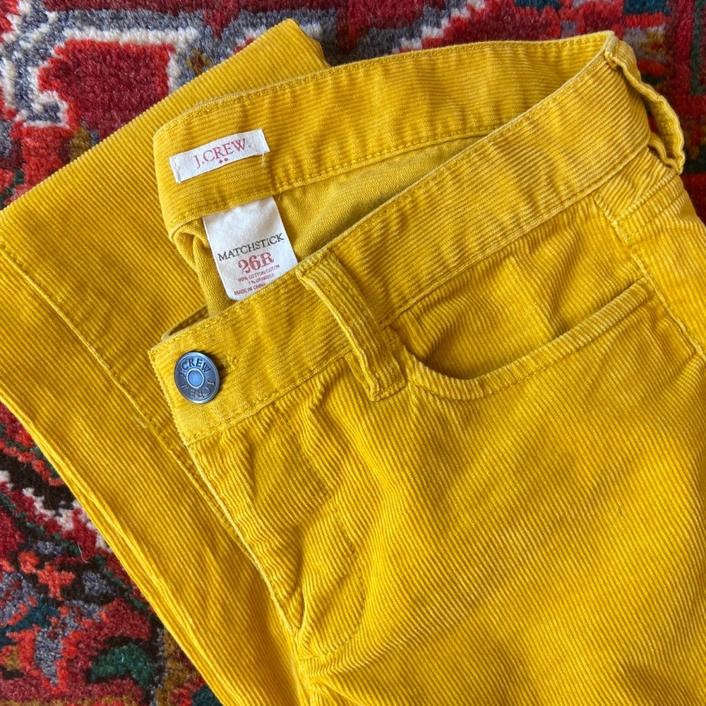 J. Crew 26R Matchstick Cords